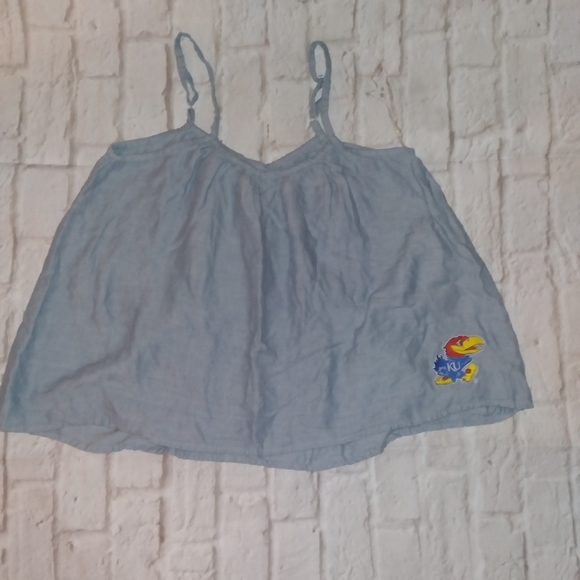 Kansas Jayhawks shortie pj set, size L - Picture 2 of 10